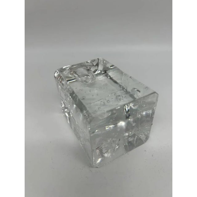 Glass Iittala Arkipelago Candleholder by Timo Sarpaneva for Iittala, 1980s For Sale - Image 7 of 9