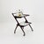 Mid-Century Italian Serving Trolley in Wood and Glass by Cesare Lacca, 1950s For Sale - Image 6 of 11