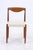 Mid-Century Danish Teak and Leather Bambi Series Chairs by Rolf Rastad & Adolf Relling for Gustav Bahus, Set of 4 For Sale - Image 4 of 13