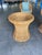 Vintage Sculptural Organic Modern Wicker Dining Set With 4 Barrel Chairs For Sale - Image 16 of 17