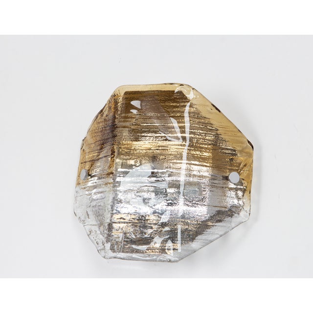 Large Glass Wall Light from Kalmar, Austria, 1970s For Sale - Image 10 of 14