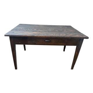 19th Century Chestnut Single Drawer Table From the South of France For Sale