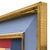 Contemporary Abstract "Periwinkle Blue" Oil Painting in Vintage Painted Frame For Sale In New York - Image 6 of 6