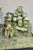 "Tashlich" by Samuel M Segal Judaism Vintage Brutalist Green Plaster Sculpture For Sale - Image 4 of 12