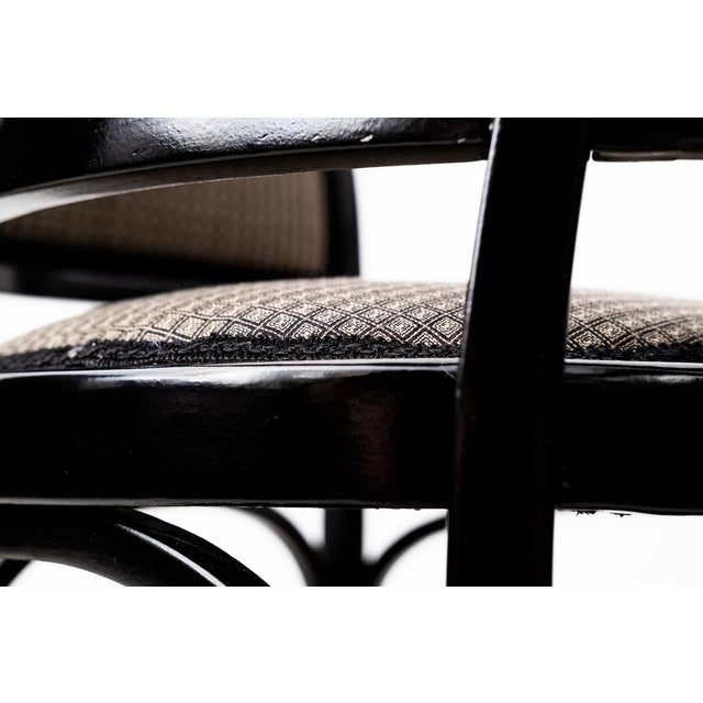 Original Art Nouveau Armchair Model 716/F by Gustav Siegel for Jacob & Josef Kohn, 1901 For Sale - Image 14 of 18