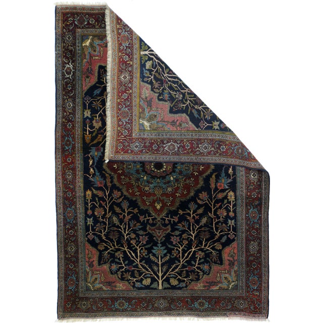 Traditional Antique Bidjar Halvaie Rug 5'2'' X 7'0'' For Sale - Image 3 of 6