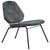 Lean Dusty Green Lounge Chair by Nur Design For Sale