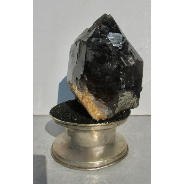 Black Quartz Natural Crystal Point For Sale - Image 4 of 9