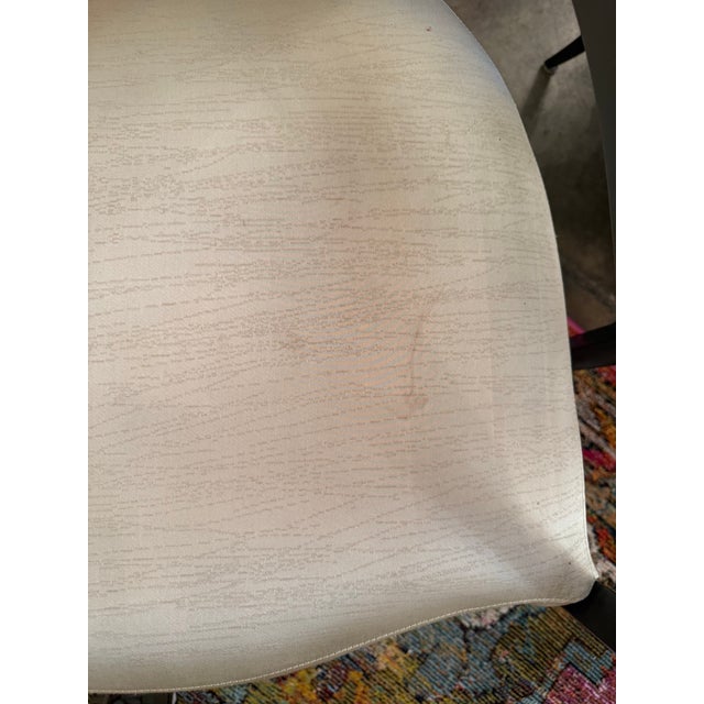Vintage Contemporary Finished Dining Table & Set of 6 Matching Armchairs For Sale - Image 11 of 17