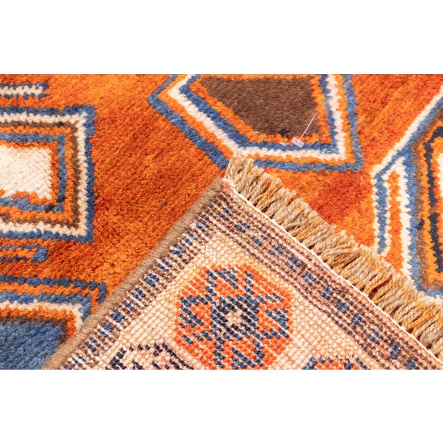 Antique Hand-Knotted Persian Qashqai Rug 4'9" X 8'2" For Sale In Washington DC - Image 6 of 15