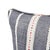 This pillow features Amour with a self welt finish. Amour is an especially lovely stripe created by Schumacher's design...