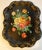 A wonderful hand painted decorative floral tile tray from Philadelphia. Scalloped edges with old gold trim. In almost...