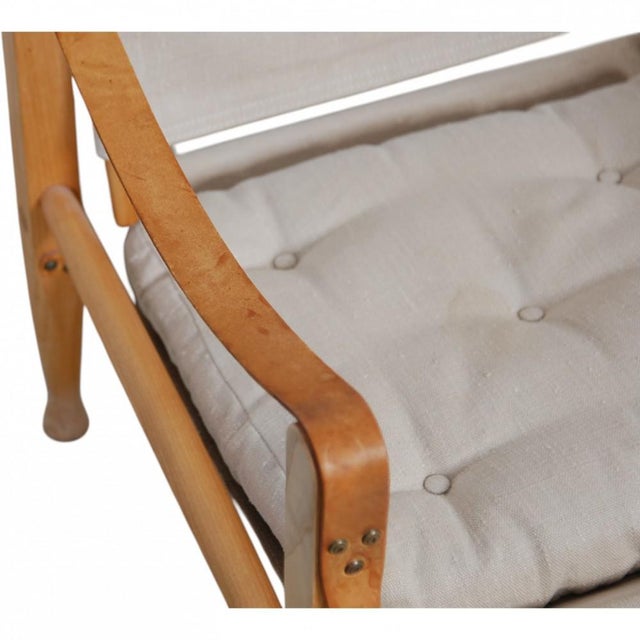 Safari Chair in Canvas Fabric by Kaare Klint, 1990s For Sale - Image 13 of 18