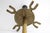 Gorgeous Vintage Brass & Marble Handle Fireplace Tool Set With Star For Sale - Image 9 of 11