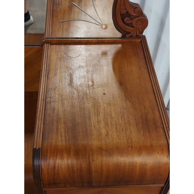 1930s Vintage Art Deco Waterfall Vanity Chairish