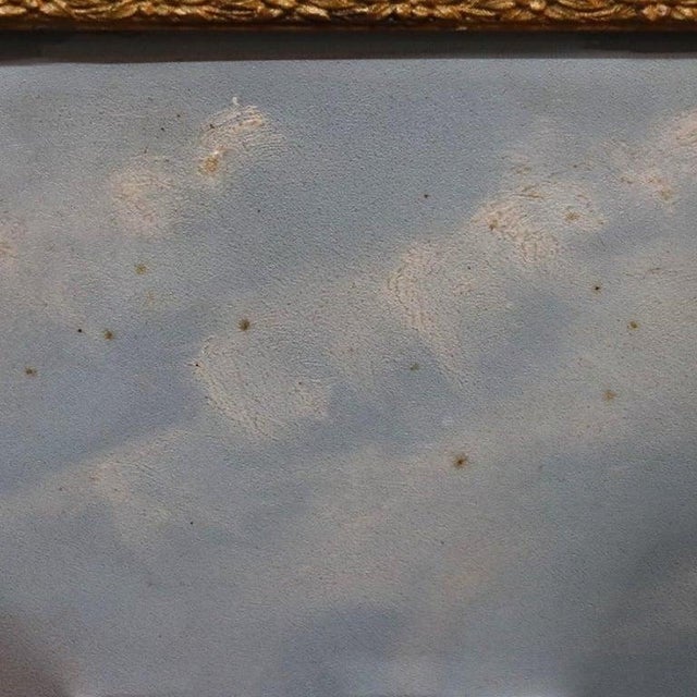 Hudson River School Primitive Folk Art Oil on Board Seascape Painting C1900 For Sale - Image 9 of 13