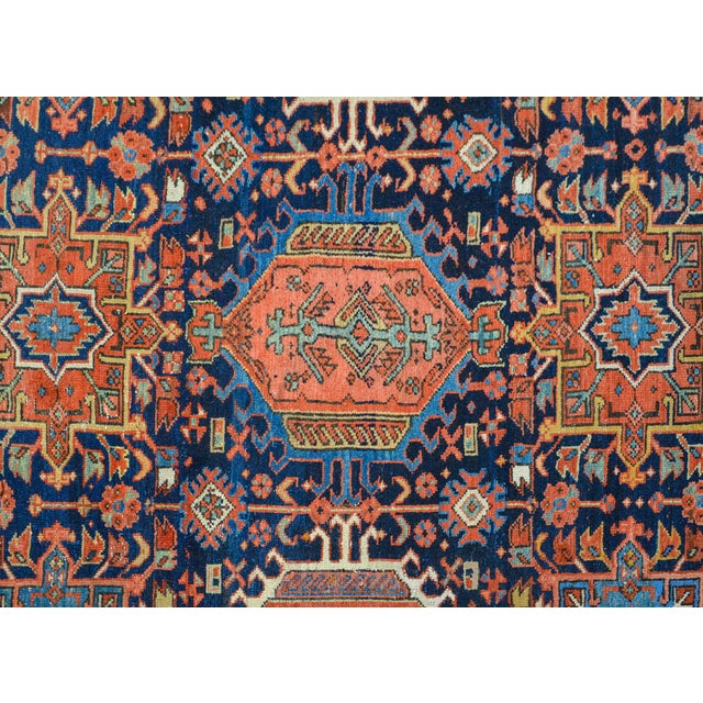 Brick Red Incredible Early 20th Century Serapi Rug For Sale - Image 8 of 8