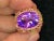 Bochic "Orient" Vintage Diamond, Amethyst & Sapphire Ring Set In 18K Gold & Silver For Sale - Image 16 of 18