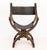 Traditional Renaissance Revival Walnut Savonarola Chair For Sale - Image 3 of 11