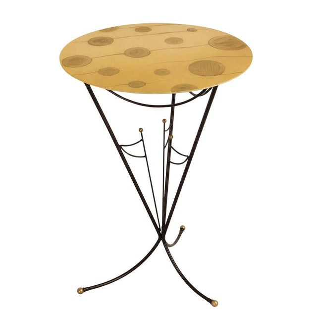 Coffee Table in Glass, Metal and Brass by Marta Marzotto For Sale - Image 9 of 9