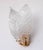 Set of 4 Florence Murano Wall Light Transparent Leaves, 1970 For Sale - Image 4 of 13