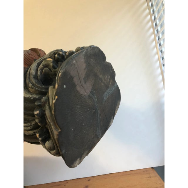 Chinese Carved Wood Standing Figure of Guanyin For Sale In Boston - Image 6 of 8