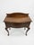 Bow-Fronted Side Table with Gallery, Early 20th Century For Sale - Image 3 of 6