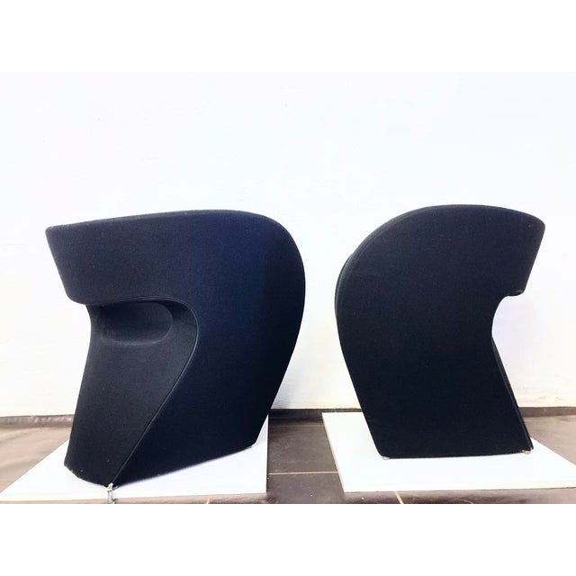 2000 - 2009 Victoria & Albert Armchairs in Black by Ron Arad for Moroso, 2000s, Set of 2 For Sale - Image 5 of 18