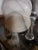 Mid 20th Century Mid Century Marble White and Gray Mortar and Crystal Pestle For Sale - Image 5 of 8