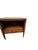 Great condition. minor wear. Walnut nightstand with bronze and Rosewood handle. Great lines. Please see photos as they are...