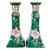 Vintage Chinese Famille Verte Floral Porcelain Candlesticks - A Pair For Sale - Image 9 of 10