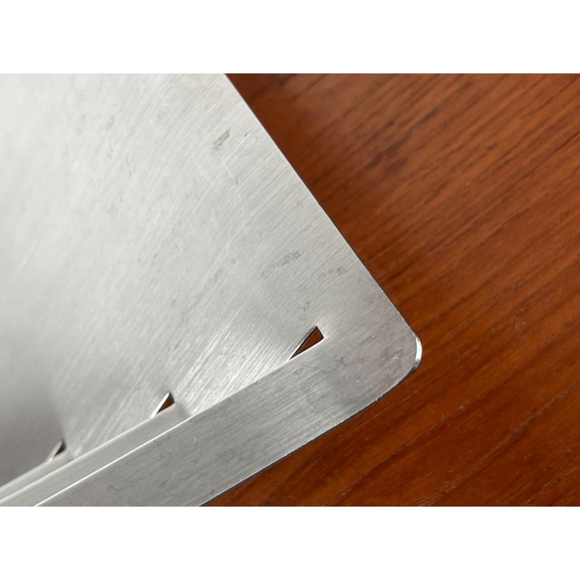 Postmodern Minimalist Metal Fruit Bowl, 1980s For Sale - Image 18 of 18