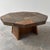 Large Vintage Brutalist Slate Mosaic Coffee Table with Oak Pedestal Base For Sale - Image 10 of 16