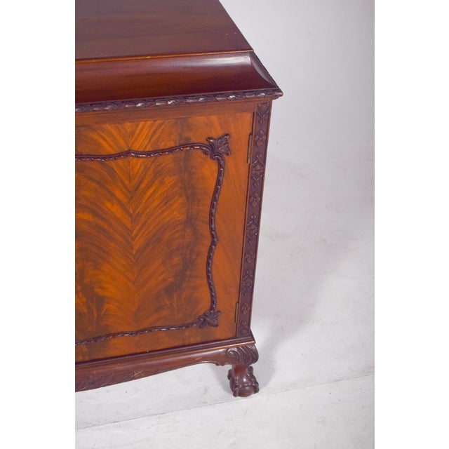 Antique English Sideboard with Bar For Sale - Image 11 of 18