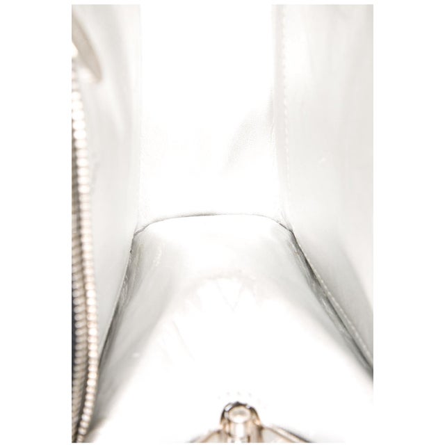 Art Deco 1990s Cartier Panthere Alligator Embossed Leather Clasp Shoulder Evening Clutch Bag For Sale - Image 3 of 8