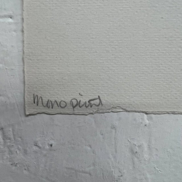 Black Art by Gina Kail June 1998 Mono Print Abstract Landscape 3 For Sale - Image 8 of 9