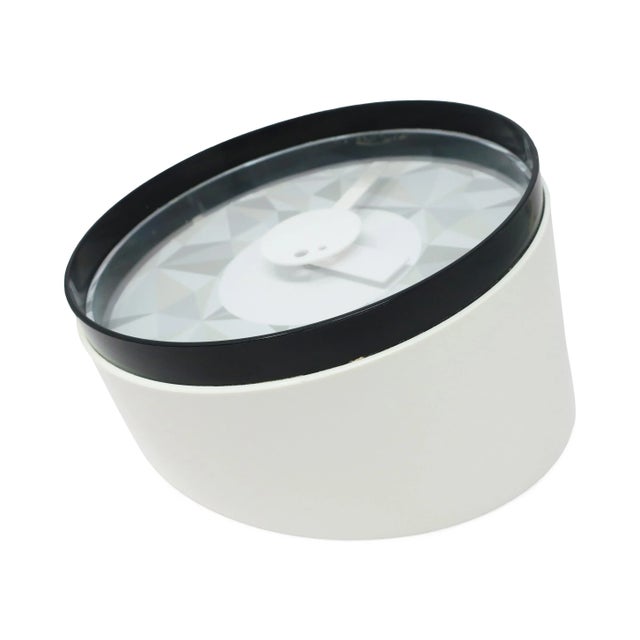 Postmodern Slantime Wall Clock by Semk Design Clock For Sale - Image 4 of 10