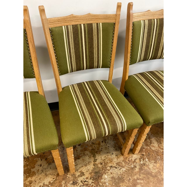 Set of (6) Henning Kjaernulf Style Danish Oak Dining Chairs, C. 1970s For Sale - Image 14 of 17