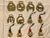 Mid 20th Century Horse Brass Christmas Ornaments - Set of 12 For Sale - Image 12 of 12