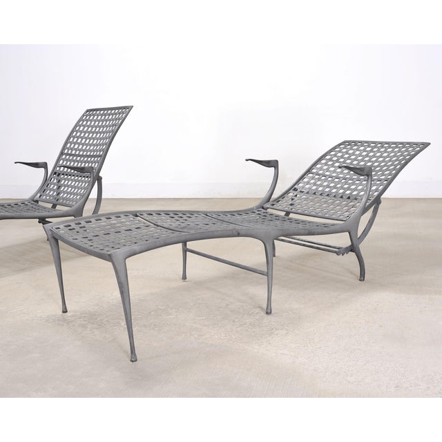 Set of Six Dan Johnson for Brown Jordan Sol Y Luna Chaise Lounges For Sale - Image 11 of 18