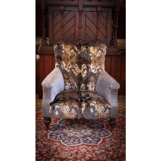 Slipper Armchair in Velvet by John Sankey, 2010s For Sale - Image 16 of 18