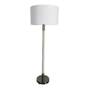Currey & Company Modern Gray Wood Bravo Floor Lamp