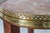 Pair of French Louis XVI Style Bouillotte Marble Top Small Side Tables For Sale - Image 4 of 10