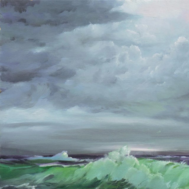 2000 - 2009 'After the Storm' by Roy Rose Sales, 2003, Turbulent Seascape For Sale - Image 5 of 9