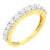 Elegant and timeless, this diamond wedding band features your choice of either 0.5 or 1.0 carat total weight of diamonds...