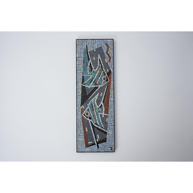 Mid-Century Modern Mosaic Fish Wall Plate by R. Zimmermann for Ritter, 1950s For Sale - Image 10 of 10