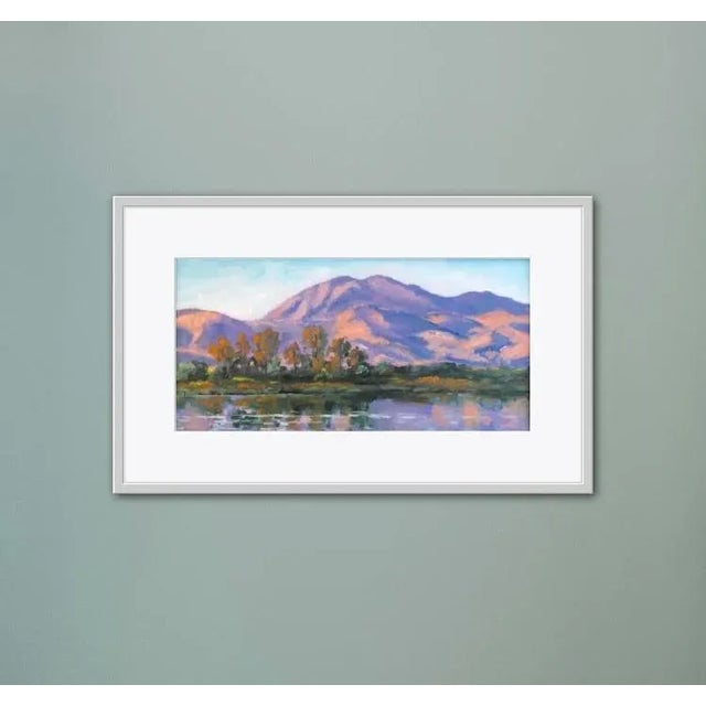 Contemporary Morning Light Over Diablo, Modern Oil Painting - Unframed For Sale - Image 3 of 8