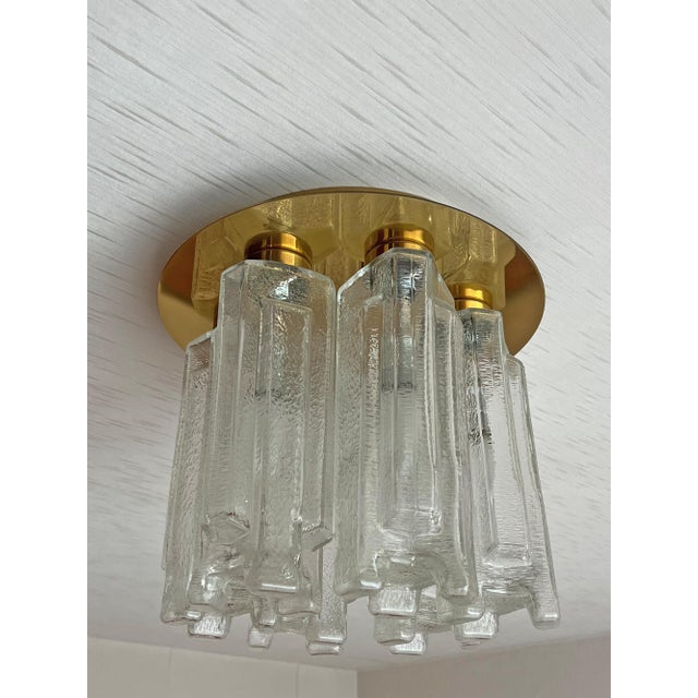 Ceiling light by Leclaire & Schäfer. Design: Factory design, 1970s, 6-light This piece has an attribution mark, I am sure...
