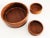 Chestnut 1970s Teak Wood Salad Bowls, 3 Piece Set For Sale - Image 8 of 10