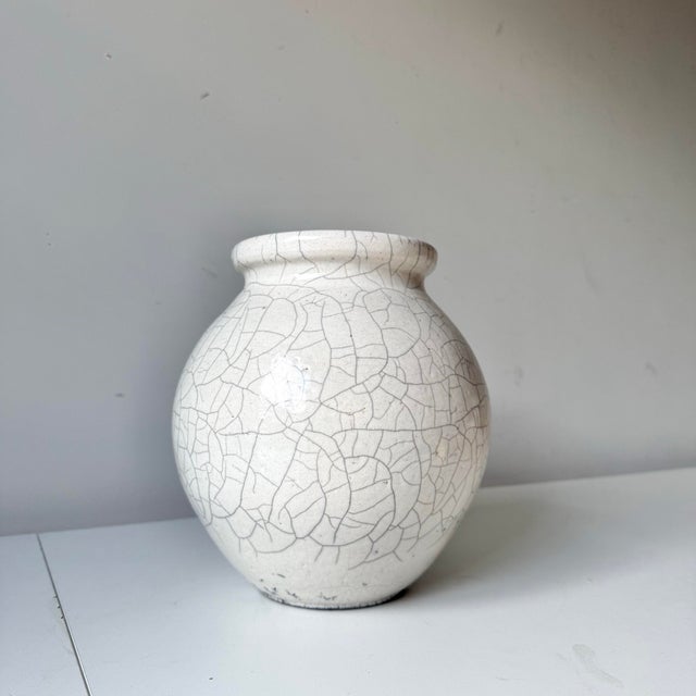 Early 21st Century 2001 Raku Studio Art Pottery Vase For Sale - Image 5 of 6